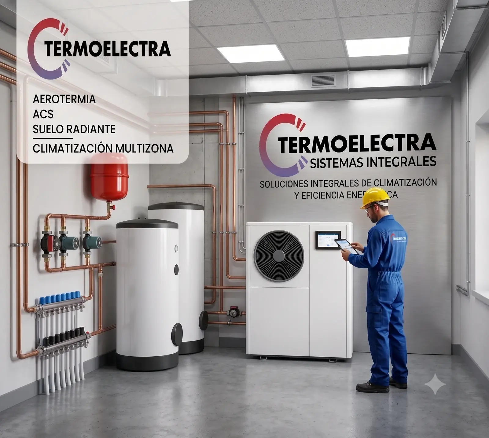 Sistema integral de aerotermia revisado por Termoelectra